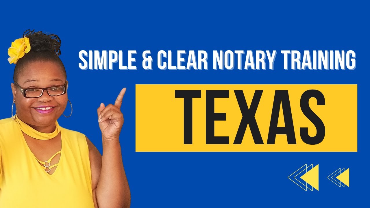 Texas Notary Training, General Notary Work, Loan Signing Agent