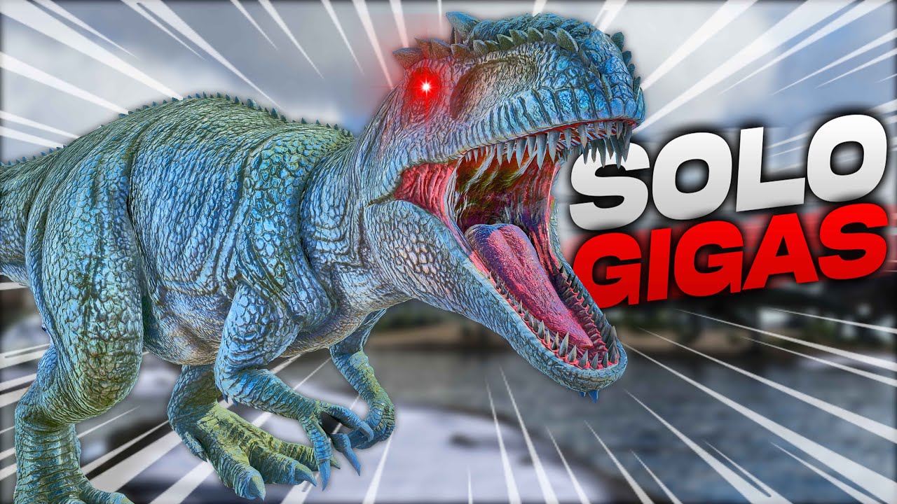 ARK Pero REEMPLACÉ cada DINO por un GIGA...