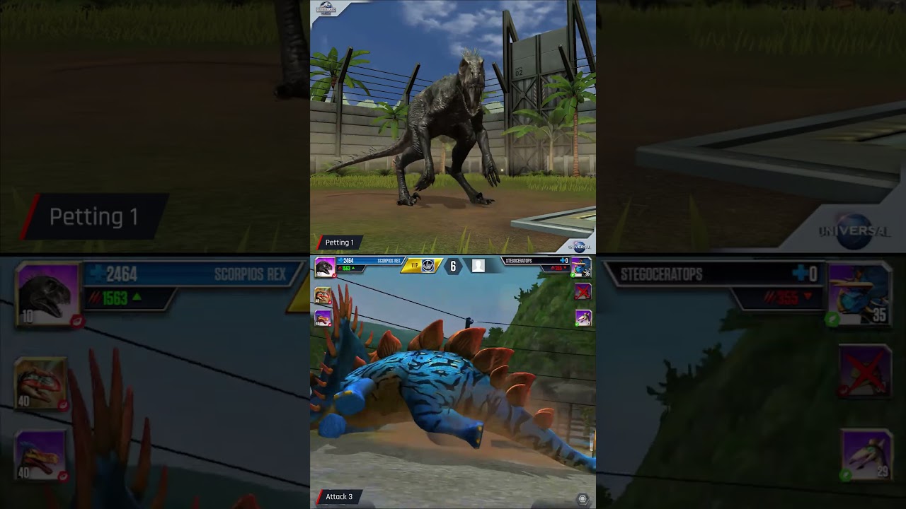 SCORPIOS REX ALL ANIMATION | Jurassic World The Game