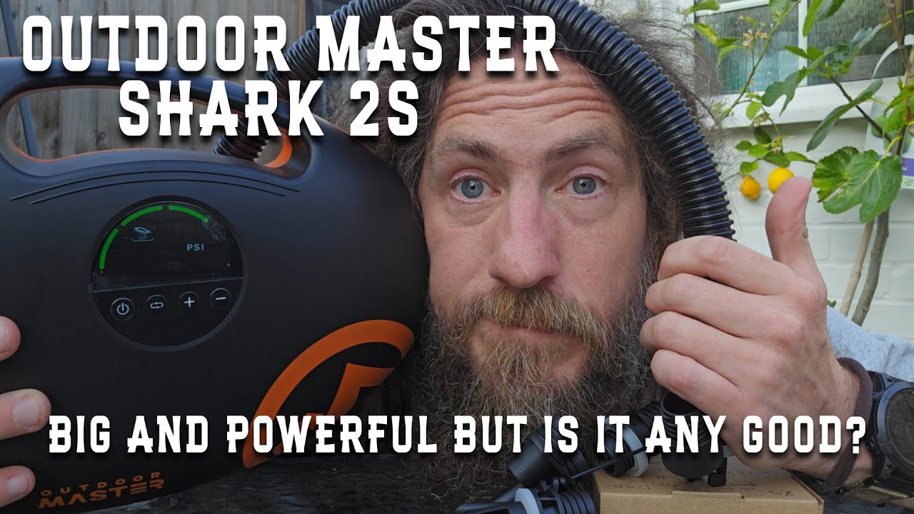 Outdoormaster Shark 2S  - Big and powerful but is it any good? - 20 PSI Portable SUP Pump
