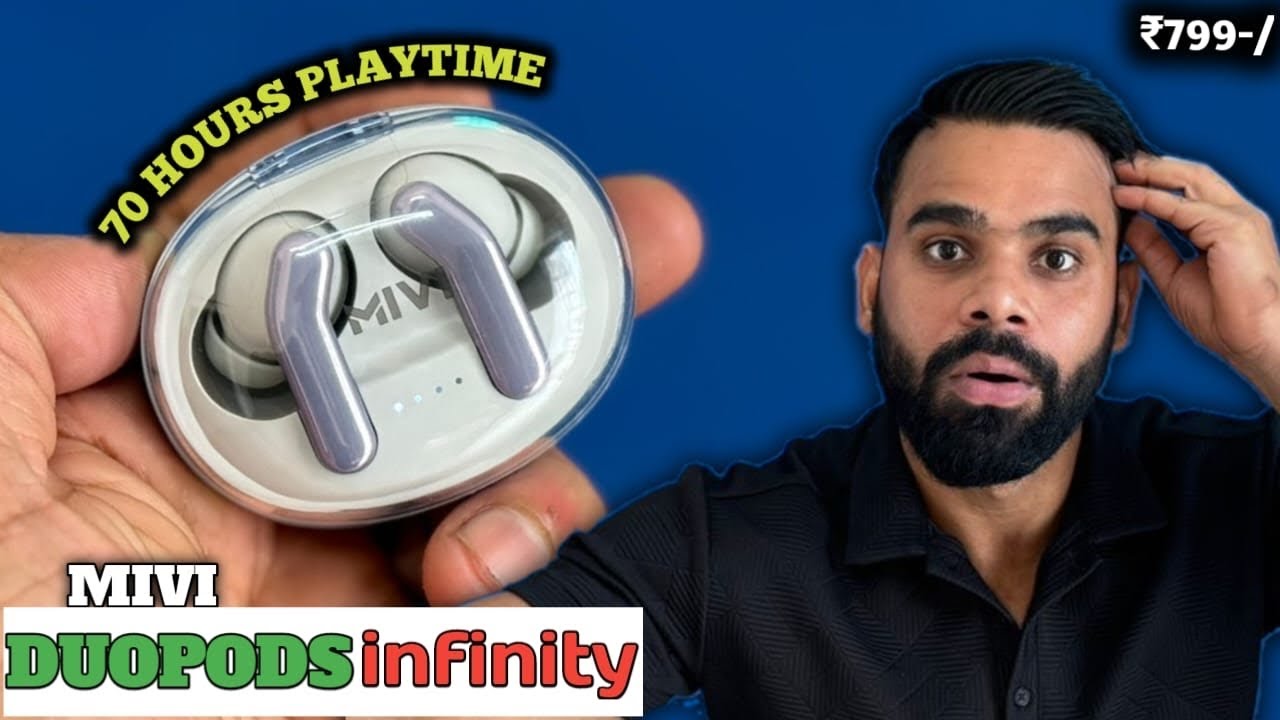 Best Budget TWS 2025*MIVI Duopods infinity⚡️70 hours playtime with AI-ENC