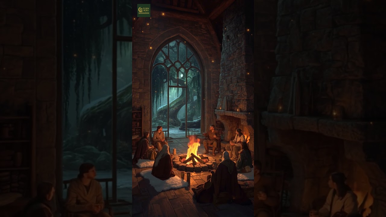 Cozy Fireplace Celtic Music #shorts  #relaxingcelticmusic #fantasy
