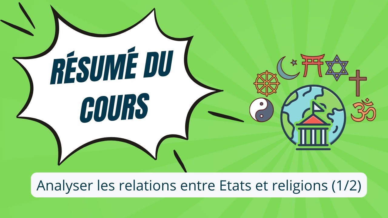 HGGSP : Analyser les relations entre Etats et religions (1/2)