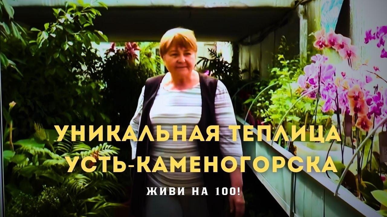 Уникальная теплица в Усть-Каменогорске. Жизнь под землей: Людмила Земляная. Живи на 100! (HD)