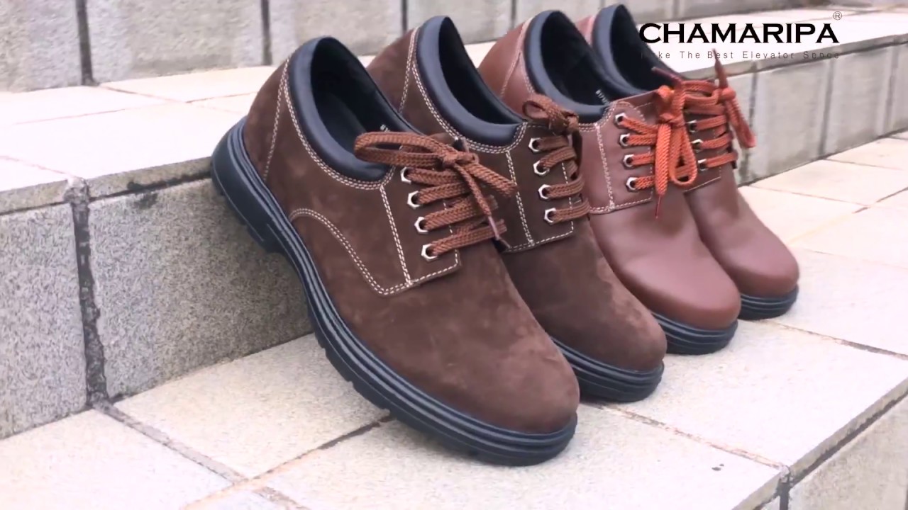 6 CM Casual Mens Elevator Shoes Walk Tall Shoes Smart Casual Shoes- CHAMARIPA