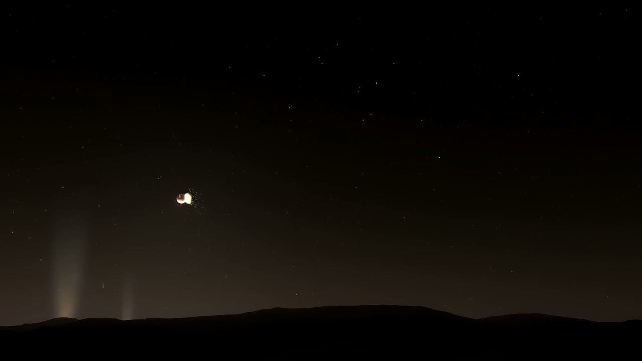 The South Pole Aitken Impact seen from Early Earth