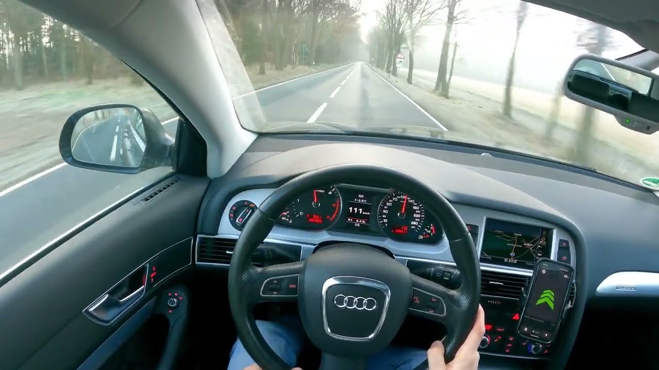 AUDI A6 C6 3.0TDI 300HP STAGE 1 | WINTER DAY DRIVE POV by Massiv4FCompetition