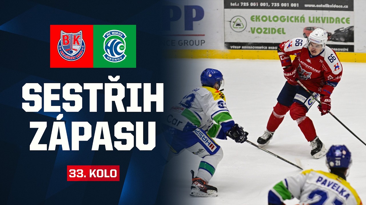 Sestřih 33. kola: Havlíčkův Brod – Hronov 4:3p