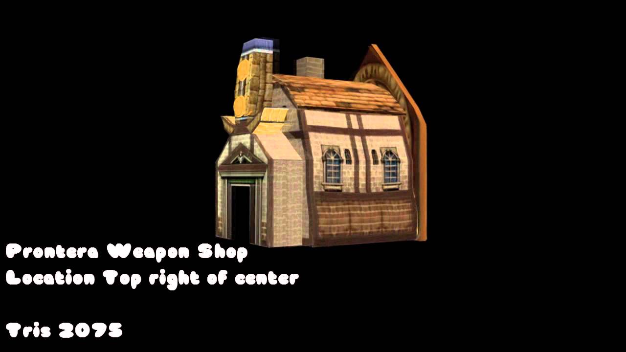 Prontera Weapon Shop in 3D