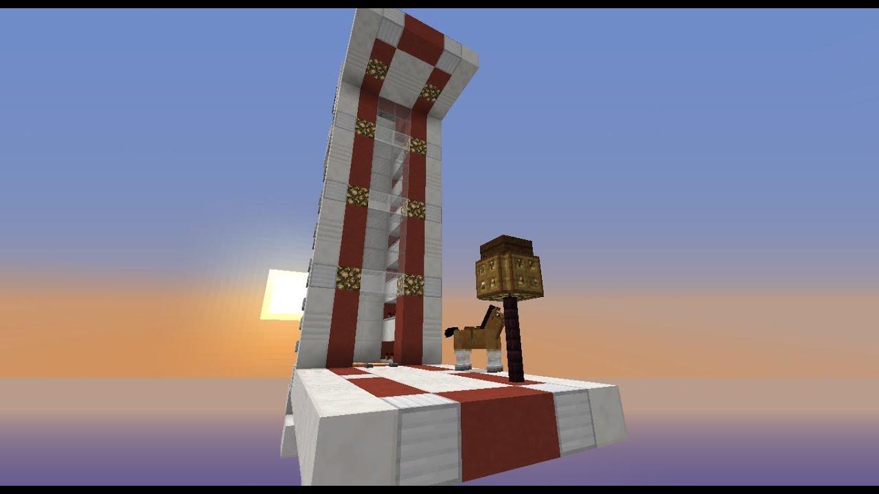 Smart Piston Worm Elevator: Cheap, Ugly & Unbreakable | Minecraft