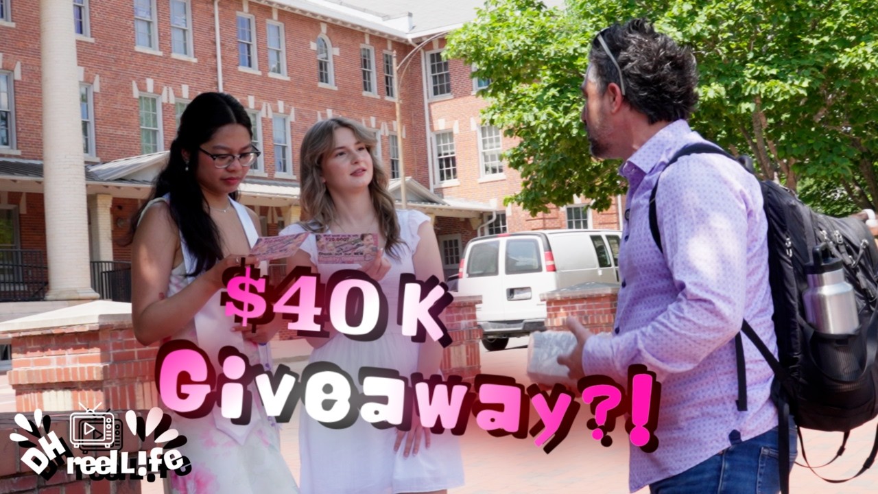 DH Reel Life Takes Over NC State! &ndash; We revealed a chance to win $40K