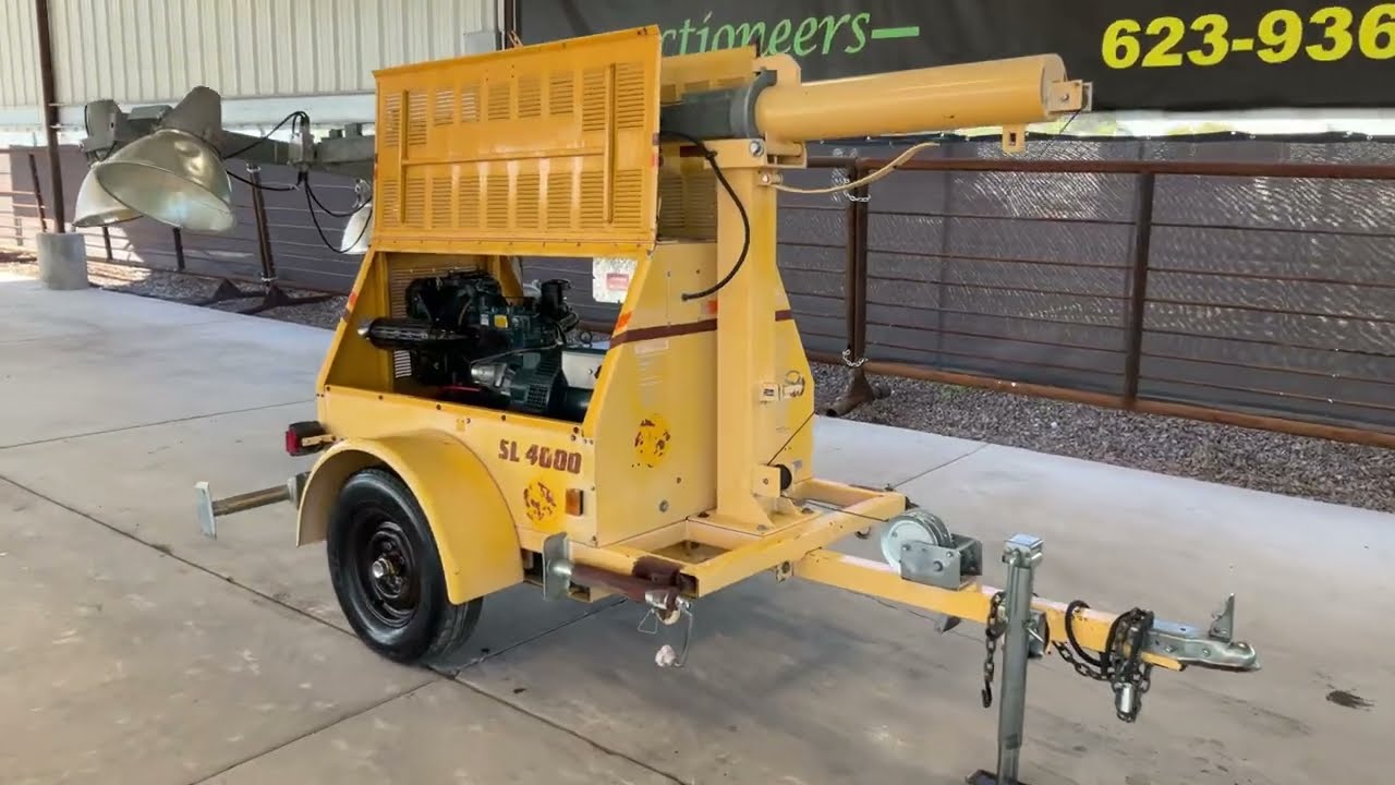 Site-Lite SL4000 Towable Light Tower For Virtual Online Auction February 11, 2023