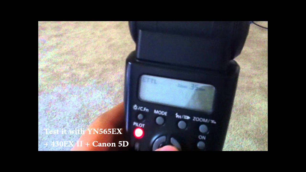 YongNuo ST-E2 Speedlite Transmitter: Unboxing + Test with Canon 5D