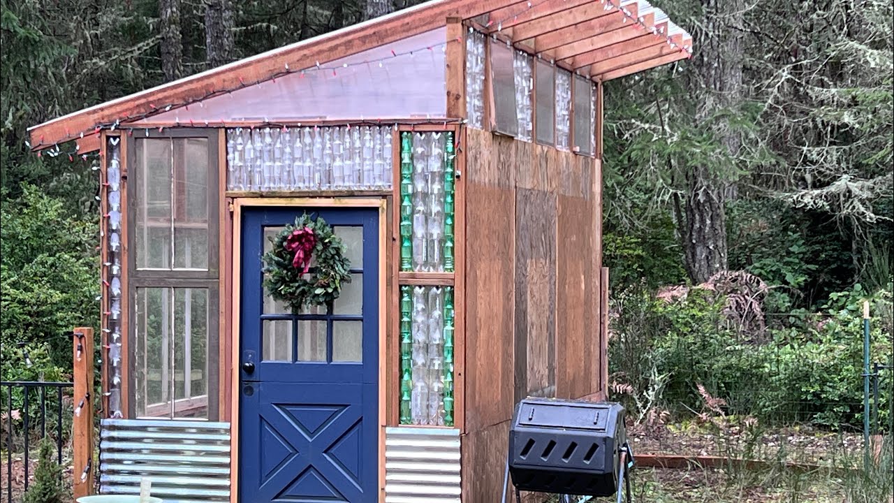 We Built a Greenhouse Out Of Plastic Bottles