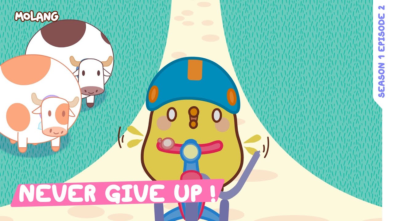 LEARN HOW TO RIDE A BIKE | Molang Season 1 - Ep. 2