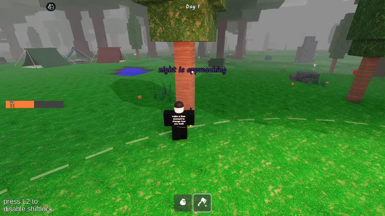 99 nights in the forest.But nothing happens.