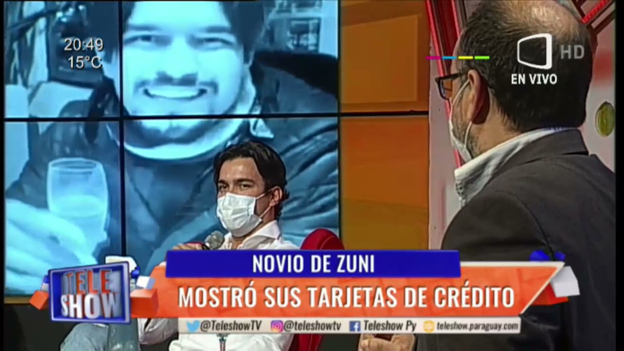 JulioVallejos, novio de Zuni Castiñeira mostró sus tarjetas de crédito