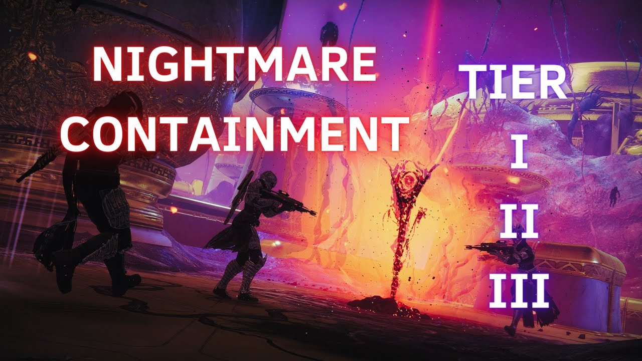 Destiny 2 - Season of the Haunted - Nightmare Containment (Tier I,II,III)