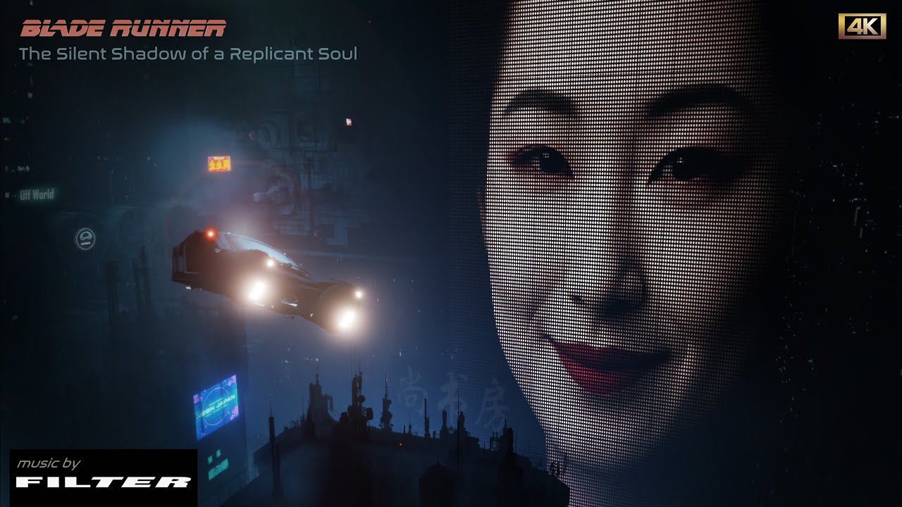Blade Runner | THE SILENT SHADOW OF A REPLICANT SOUL | 4K AMBIENCE for work and relaxation - 6 Hours