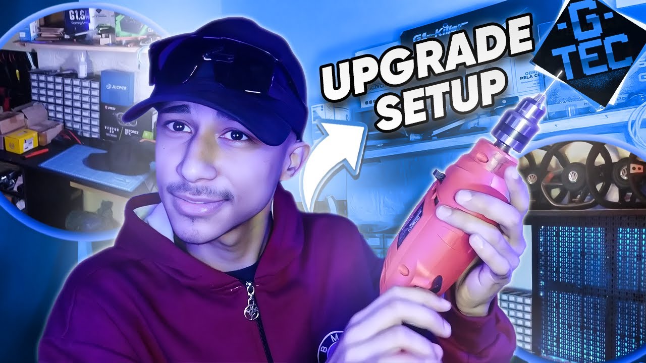 VLOG G-TEC | UPGRADE NO SETUP DAS CONSTRUÇÕES DOS VOLANTES CASEIROS