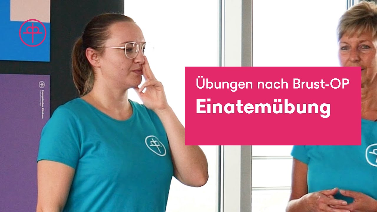 Übungen nach der Brust-OP: Einatemübung (01)