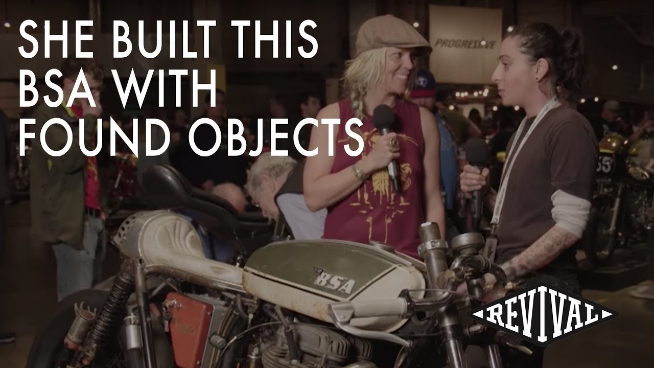 BSA Motorcycle built with found objects - An Interview with J. Shia