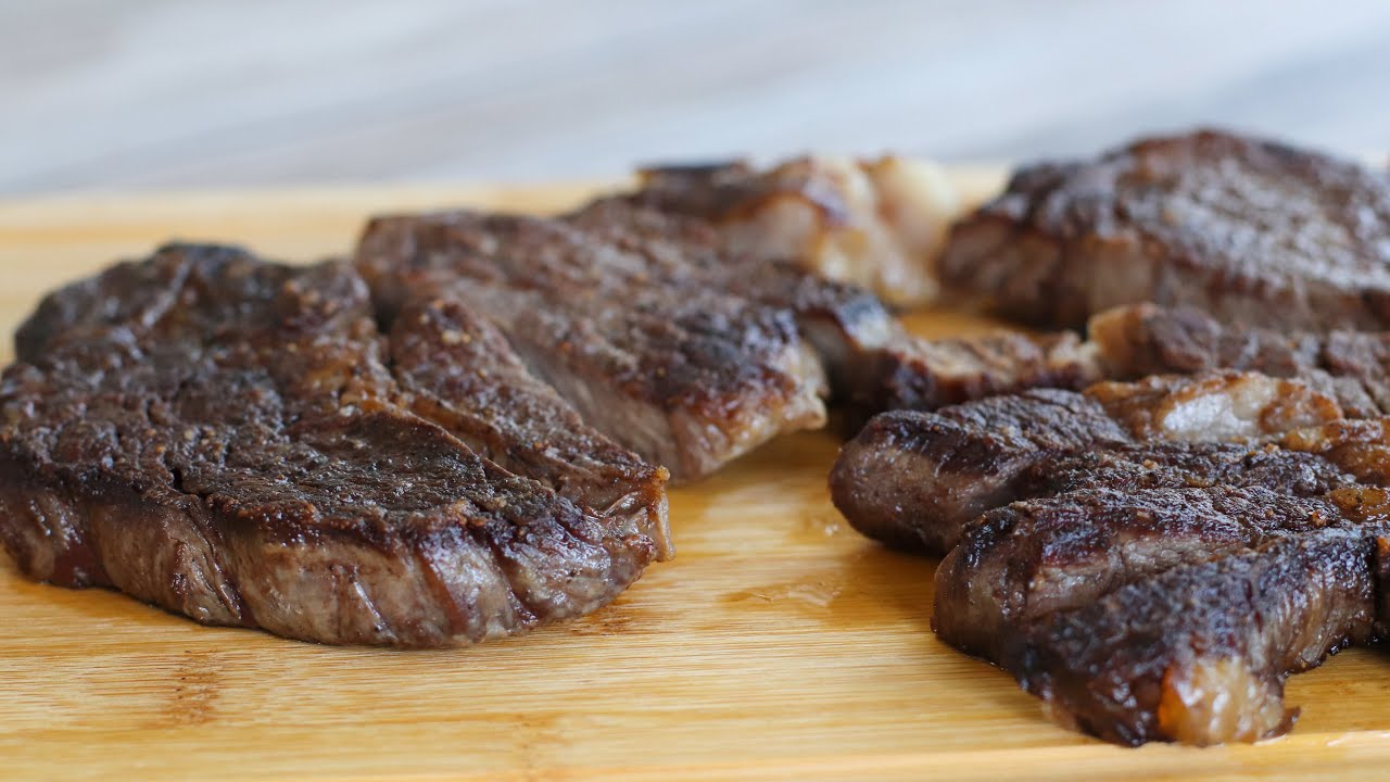 Como Hacer Rib Eye En Sarten y Al Horno