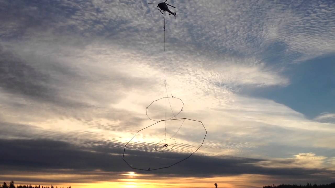 Survey helicopter
