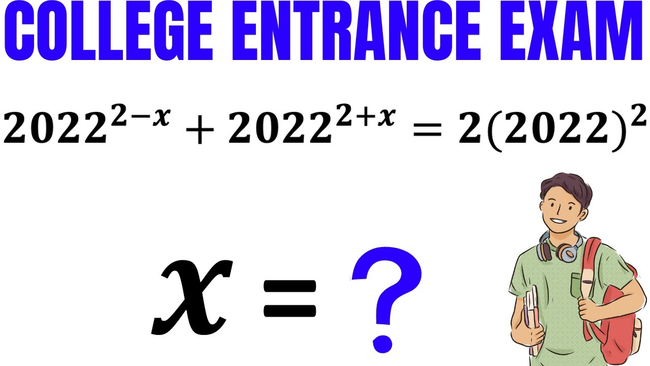 College Entrance Question | Learn how to solve exponential equation quickly | Math Olympiad Training