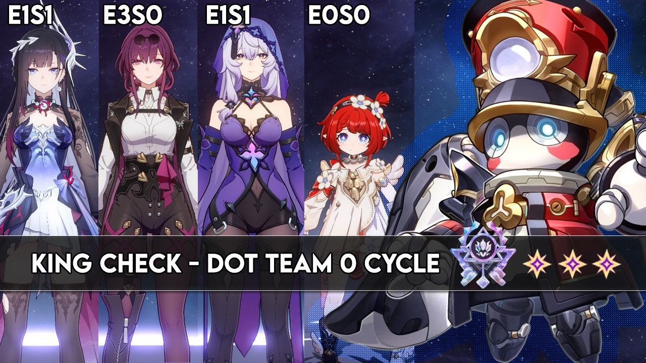 Anomaly Arbitration | King Check Mecha Pom Pom - 0 Cycle DoT Team | Honkai Star Rail 4.1
