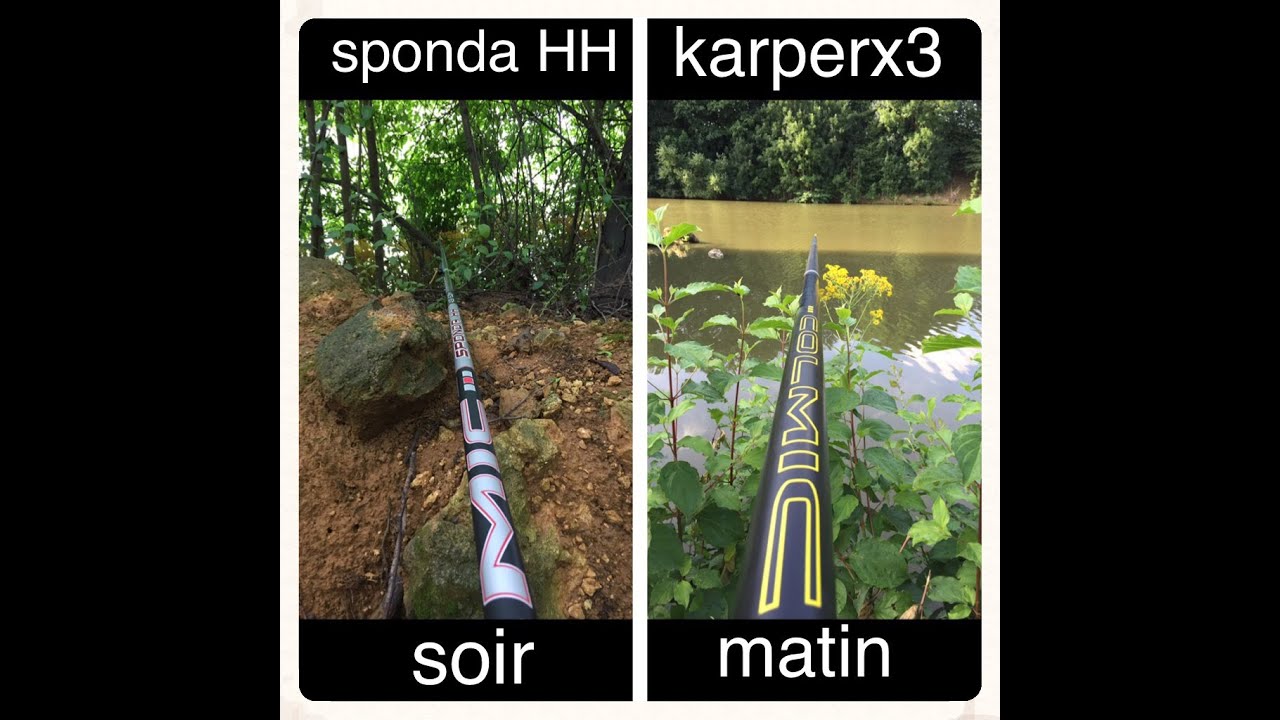 carpe au coup a roder colmic karper X3 VS sponda HH