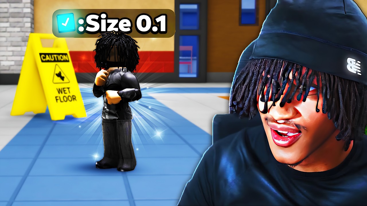 I Became the SMALLEST Player in Roblox Fight In A School