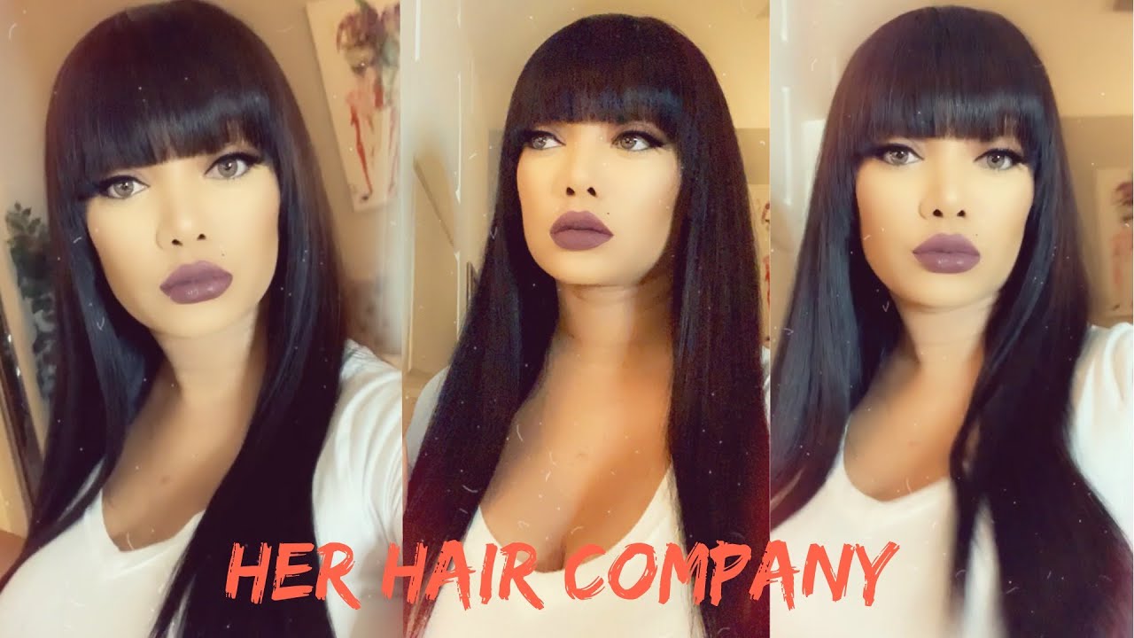 WATCH ME GET THIS WAVY HAIR BONE STRAIGHT | HER HAIR COMPANY