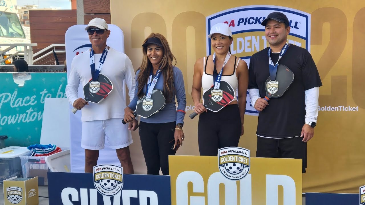 🥇Gold Medal Match🥇 USA Pickleball Golden Ticket Las Vegas 🥇 5.0 Mixed Doubles 40+ 50+ 🥇 Tournament
