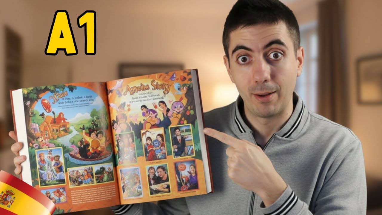 A STORY in SPANISH to Get Started from Scratch 📖 | A1 Comprehensible Input
