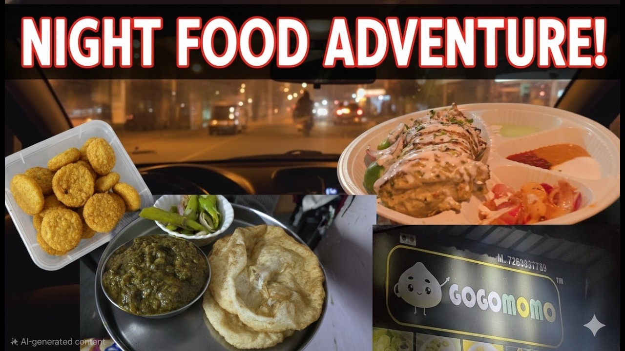 Delhi Street food Momos, Chole bhatura and many more