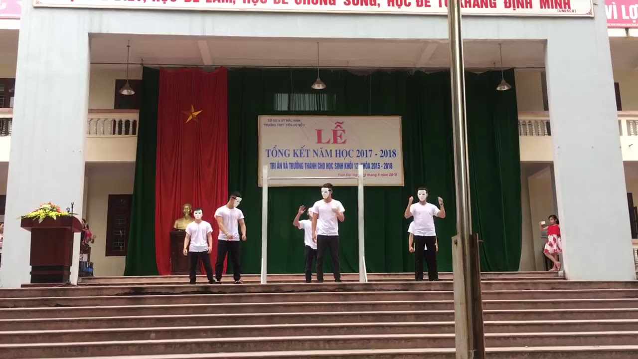 Biểu diễn street workout-THPT Tiên Du số 1 Bắc Ninh 2018.