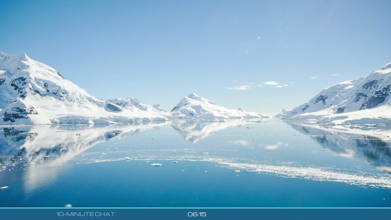 10 Minute Timer Antarctica Wallpaper Chat Background For Smart TV For Office Chat Lounge