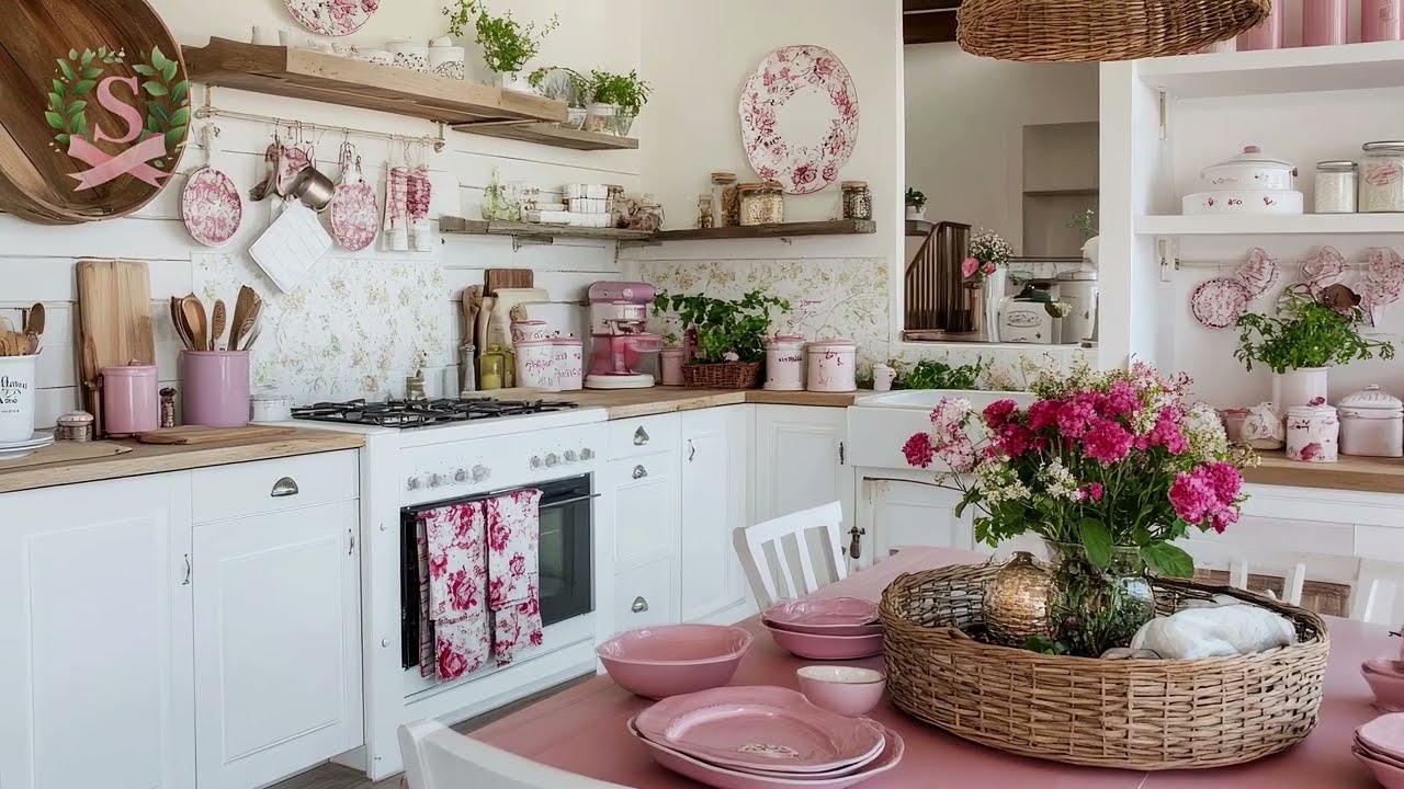 Laura Ashley Shabby Chic Kitchen Ideas: Small Cottage Decor with Feminine DIY Inspiration