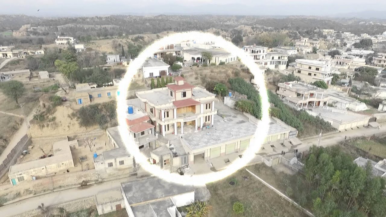 Panjeri Bhimber azad kashmir ( Air View )