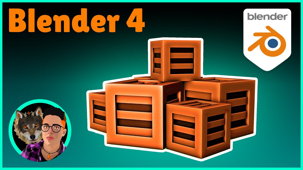 BLENDER 4.0 CASSA LOW POLY (Tutorial ITA)