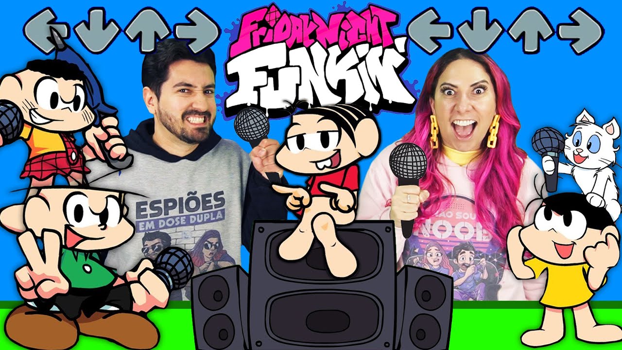 TESTAMOS MOD DA TURMA DA MÔNICA no FRIDAY NIGHT FUNKIN (FNF)