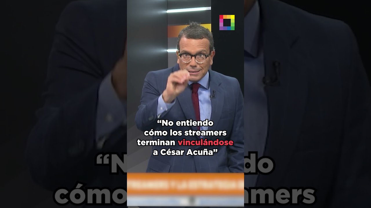 Christian Hudtwalcker lanza critica a los 'streamers'. #AhoraYEnLaHora