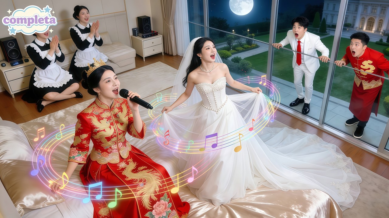 2 irmãos CEO faltam ao casamento p/ expulsar as esposas;elas nem ligam,cantam e festejam—e ele cede！