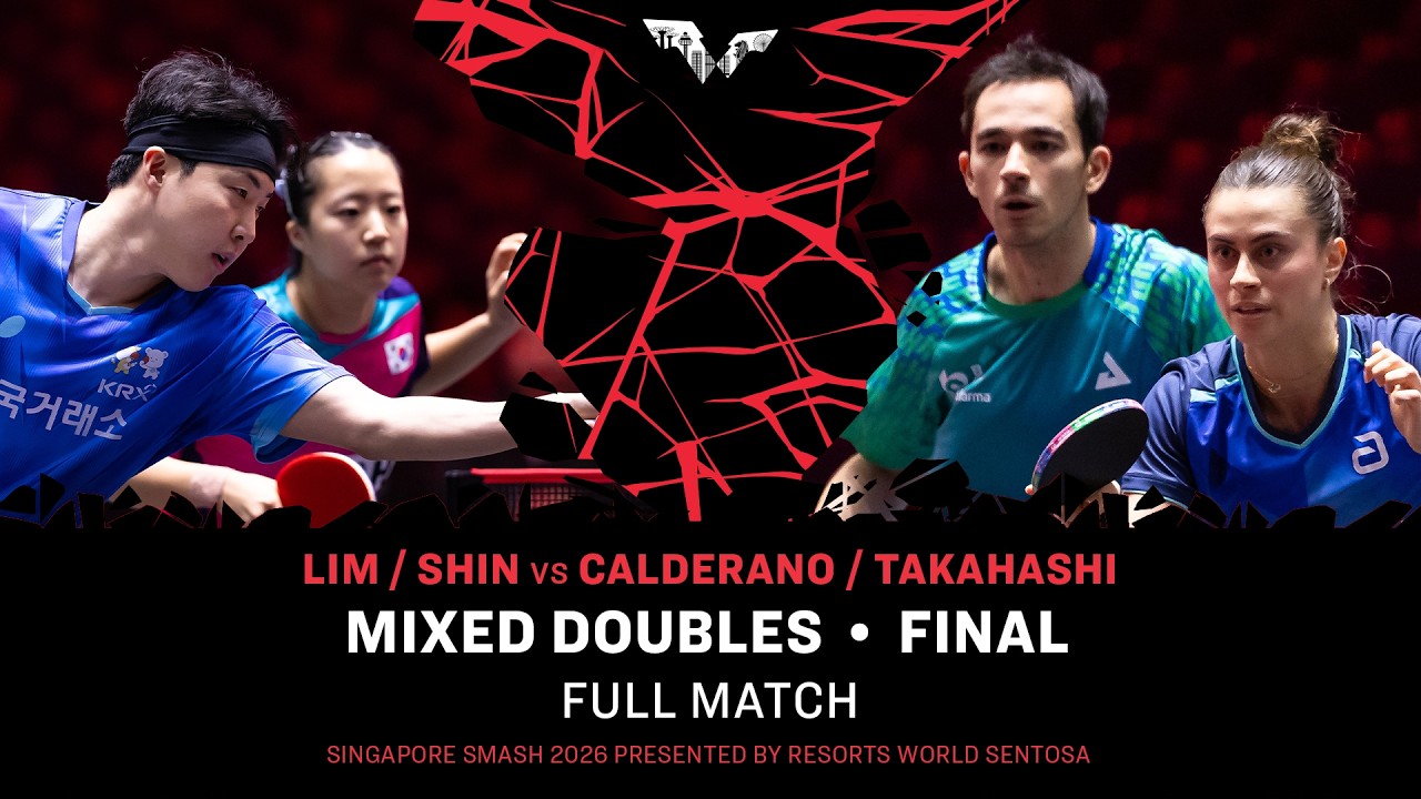 FULL MATCH | Lim/Shin vs Calderano/Takahashi | XD Final | #WTTSingapore2026