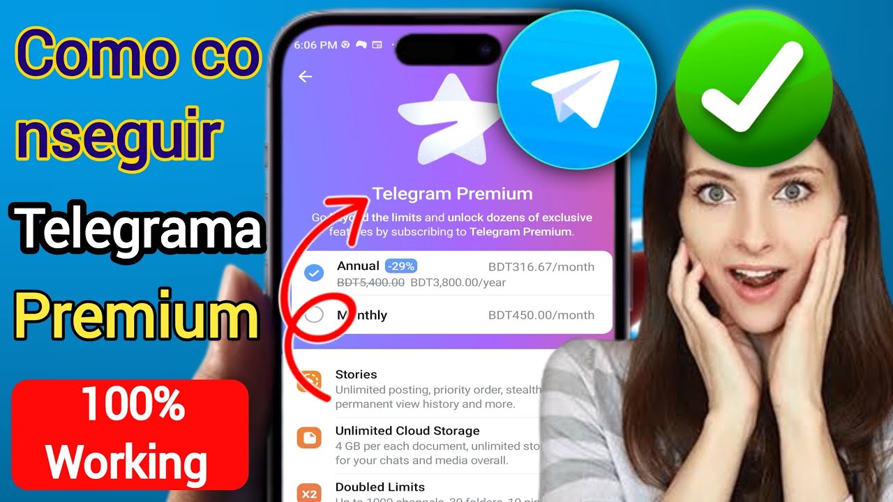 🔥 Como obter o Telegram Premium GR&Aacute;TIS (M&eacute;todo de 2025) | Truque 100% funcional 🔥