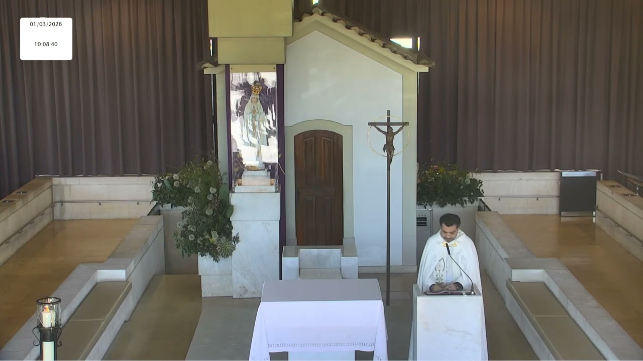 Terço a Nossa Senhora de Fátima desde a Capelinha das Aparições 01.03.2026