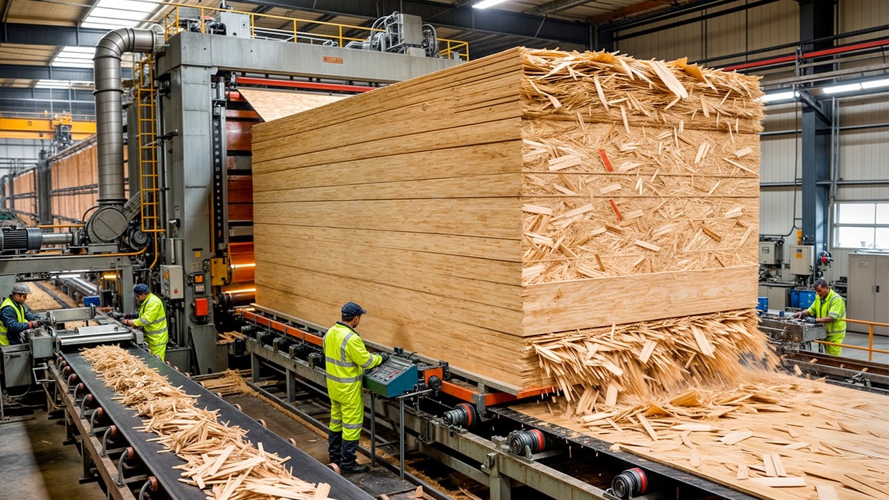 Wie Wird OSB-Platte Gemacht? Von Holzabfällen zu 10.000 kg Tragkraft! 🪵💪🏗️