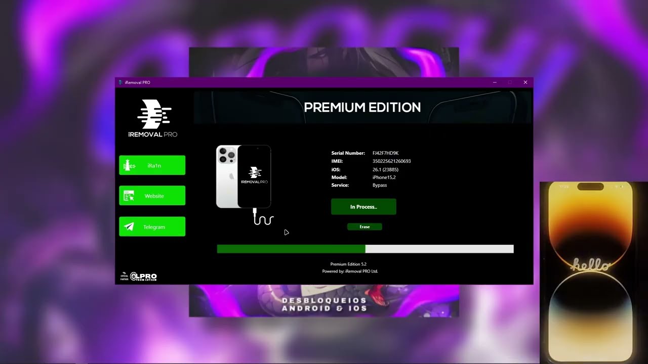 SAIU!🔥 BYPASS NO iRemoval PRO para IOS 26.1 - FAÇA VOCÊ MESMO!