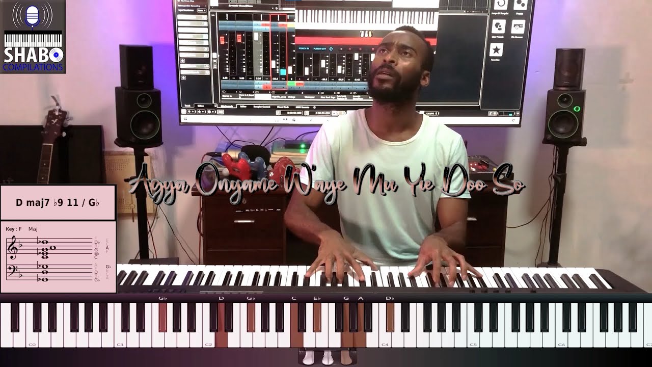 Agya Onyame W'aye Mu Yie Doo So - Sweet Highlife Piano (Ghanaian Christian Music)